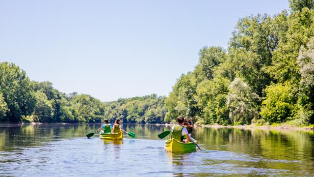 Canoë sur la Dordogne