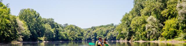 Canoë sur la Dordogne