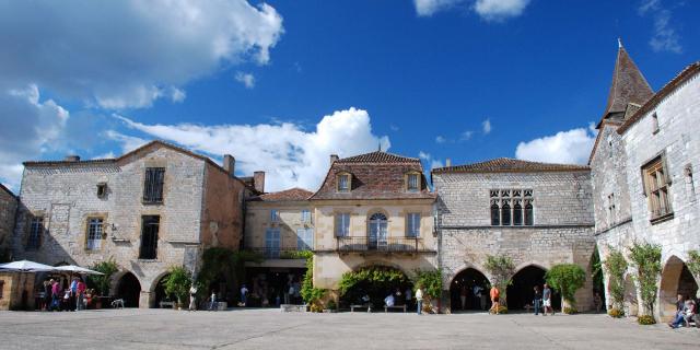 Bastide de Monpazier en Dordogne