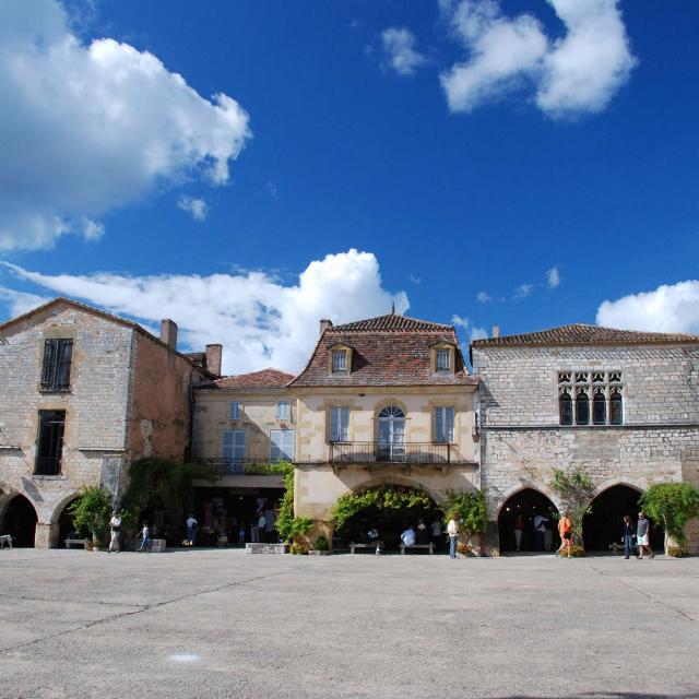 Bastide de Monpazier en Dordogne