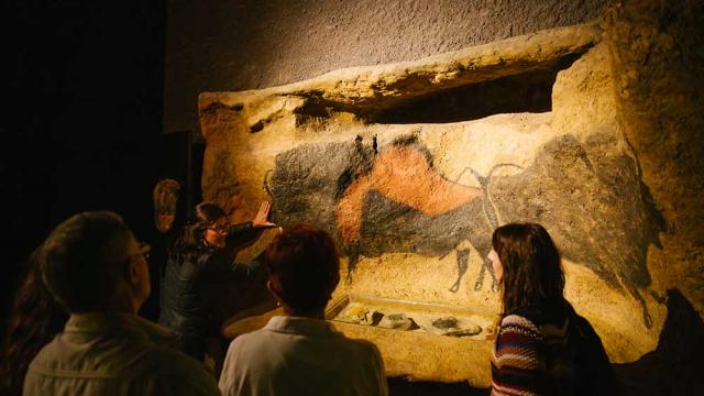 Grotte de Lascaux II à Montignac en Dordogne Périgord