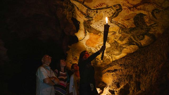 Grotte de Lascaux II à Montignac en Dordogne Périgord