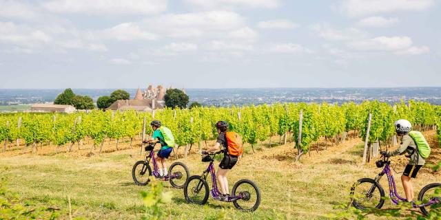 Randonnée en trottinette électrique en Dordogne Périgord