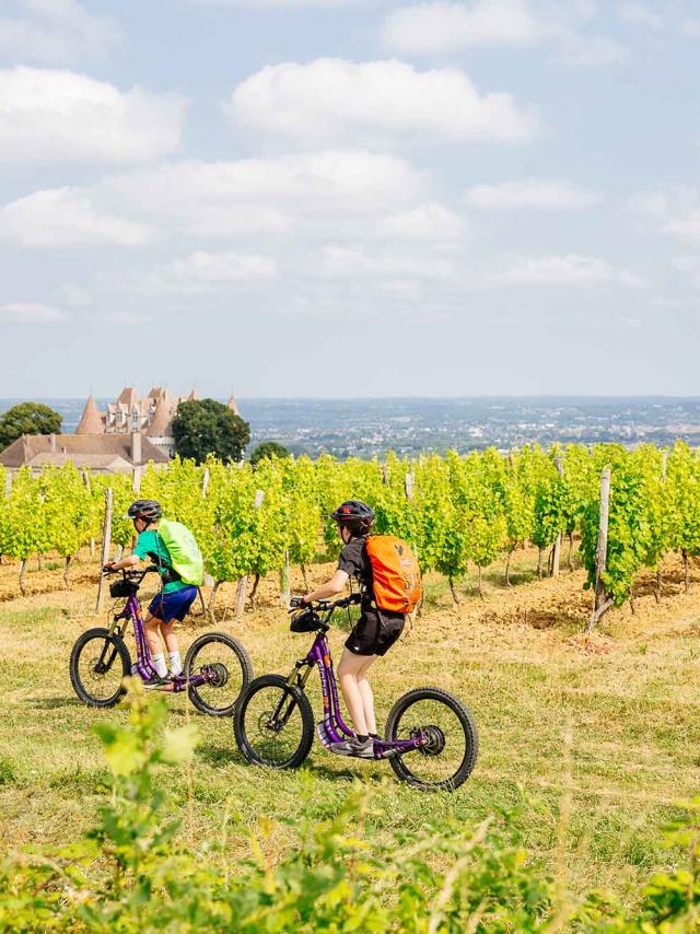 Randonnée en trottinette électrique en Dordogne Périgord