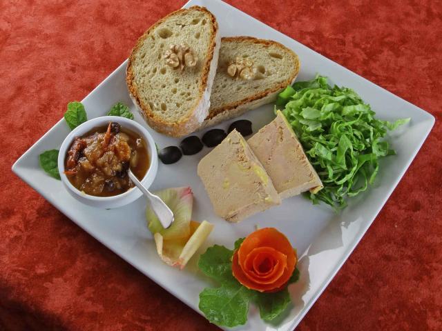 Assiette de foie gras du Périgord