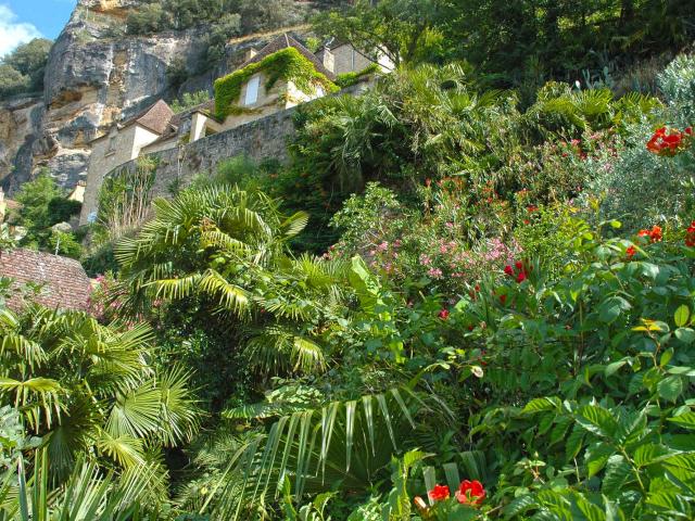 Jardin exotique à La Roque Gageac