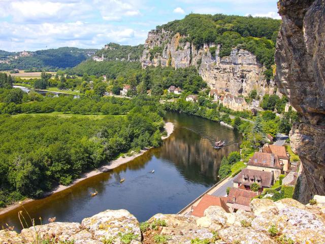 Vue depuis le Fort troglodytique de La Roque Gageac