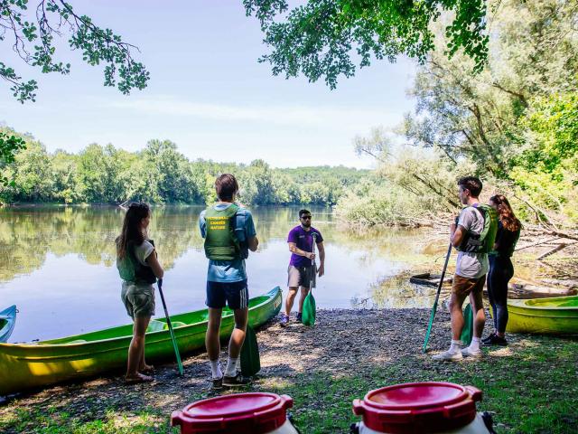 Canoë sur la Dordogne