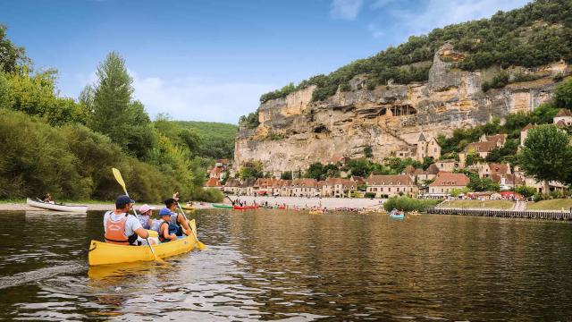 Canoë sur la Dordogne à La Roque Gageac