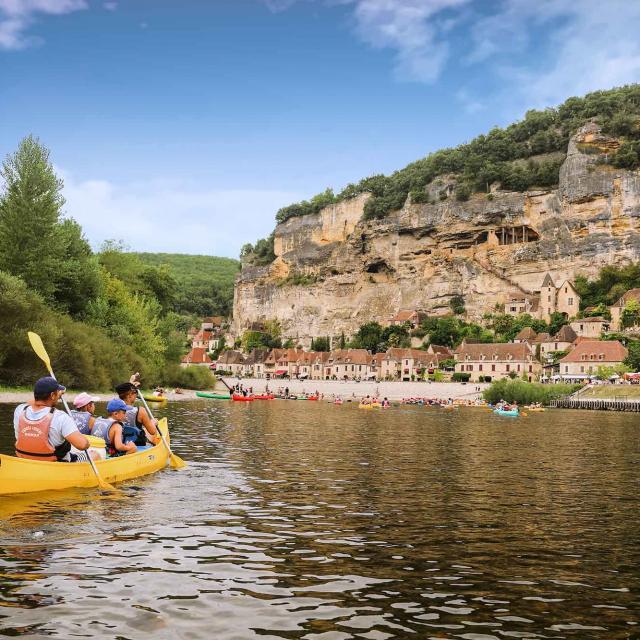 Canoë sur la Dordogne à La Roque Gageac