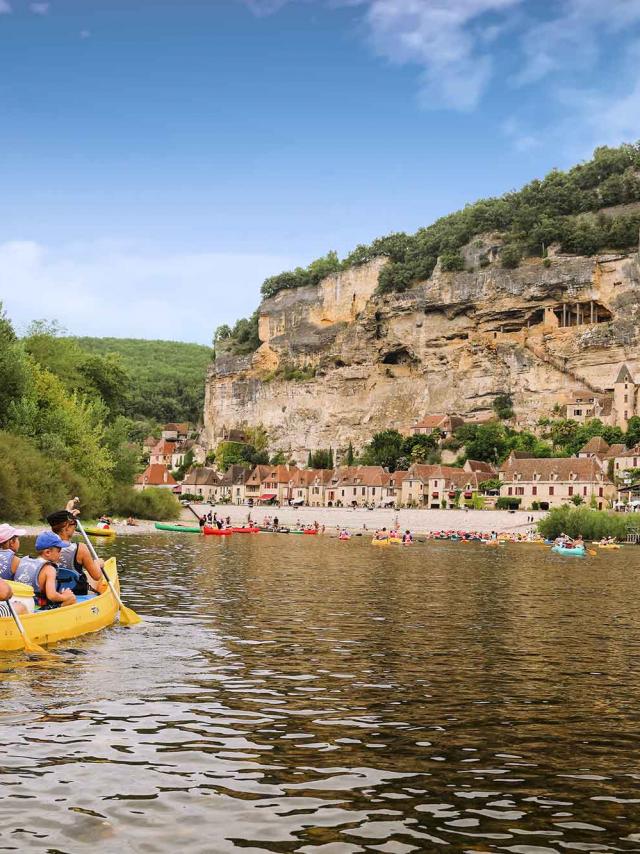 Canoë sur la Dordogne à La Roque Gageac