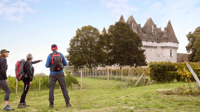 Randonnée pédestre et château de Monbazillac