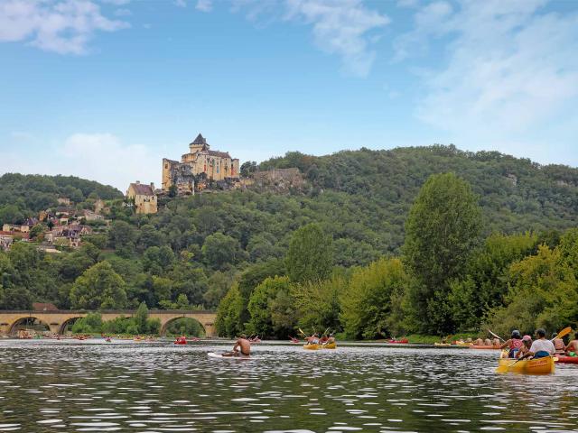 Canoë sur la Dordogne à Castelnaud