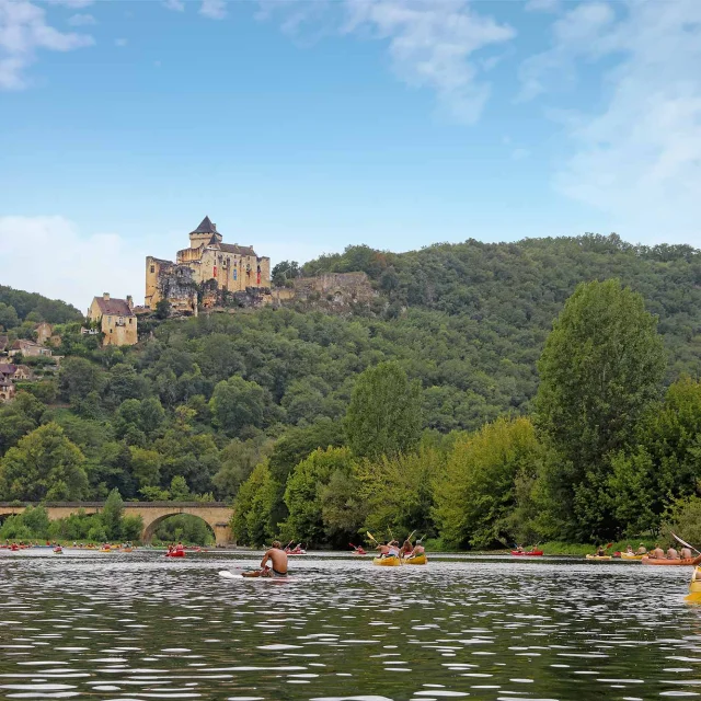 Canoë sur la Dordogne à Castelnaud