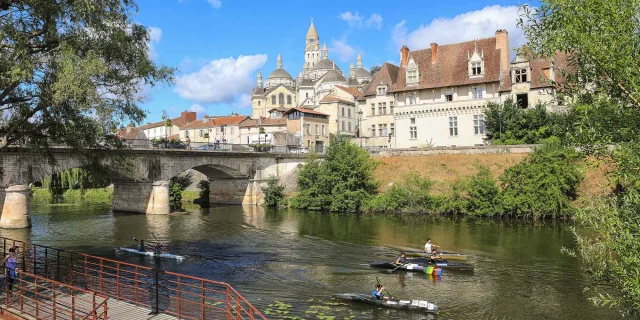 Kayak sur l'Isle à Périgueux