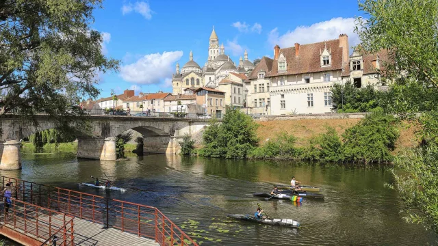 Kayak sur l'Isle à Périgueux