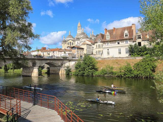 Kayak sur l'Isle à Périgueux