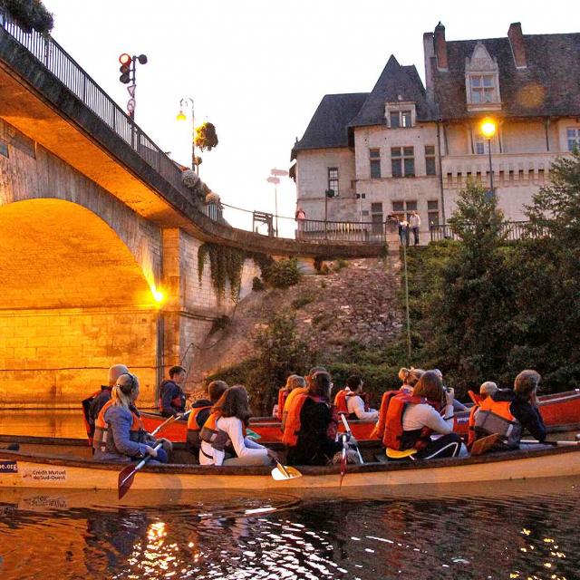 Balade en canoë Rabaska sur l'Isle à Périgueux