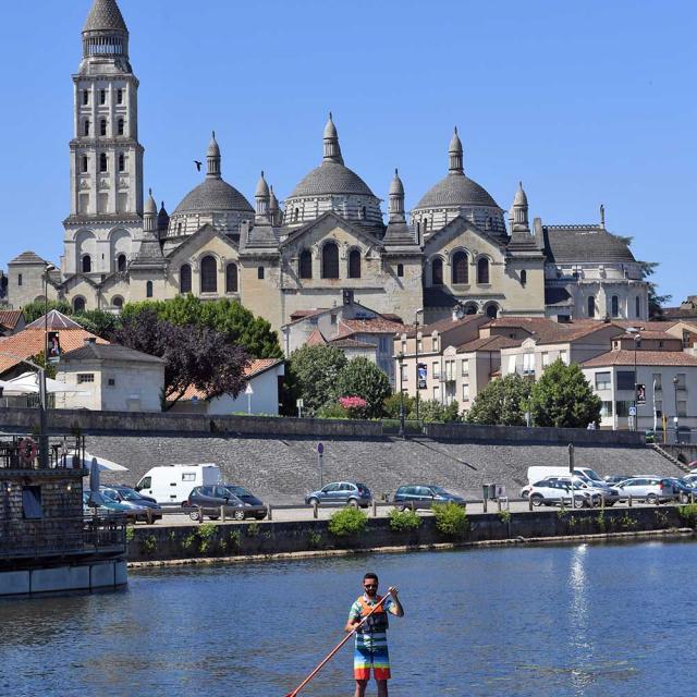 Stand Up Paddle sur l'Isle à Périgueux