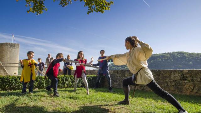 Animations au château de Castelnaud