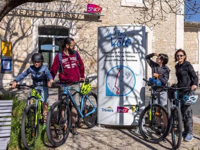 la Flow Vélo à Thiviers