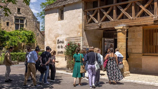 Entrée de la Grotte de Domme