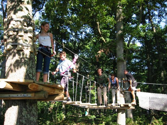 Parc accrobranche L'appel de la Forêt à Thenon