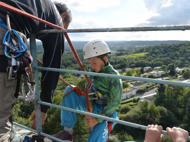 Eté actif : Descente en rappel