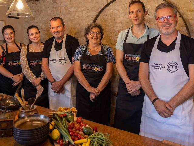 Stage de cuisine en Dordogne avec Philippe Mesuron et Philippe Escaich, anciens candidats Masterchef