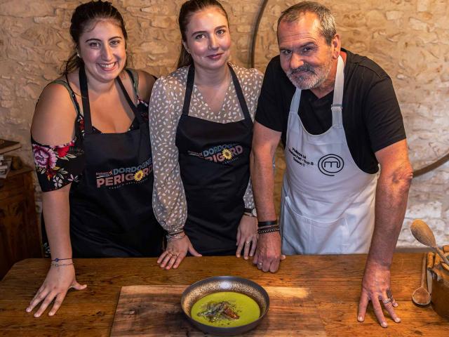 Stage de cuisine en Dordogne avec Philippe Mesuron et Philippe Escaich, anciens candidats Masterchef