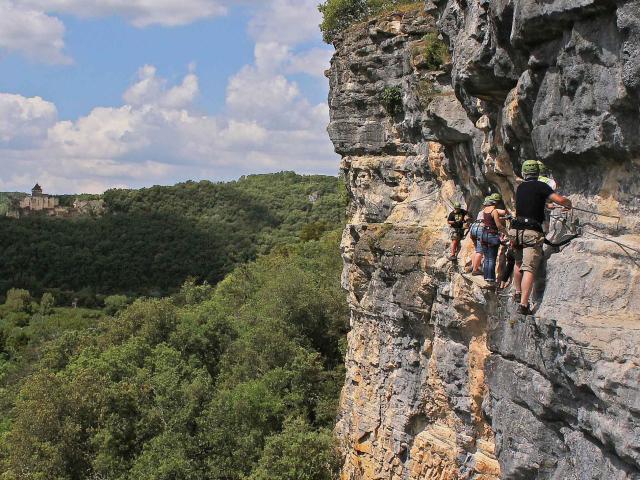 Via Ferrata aux Jardins de Marqueyssac à Vézac