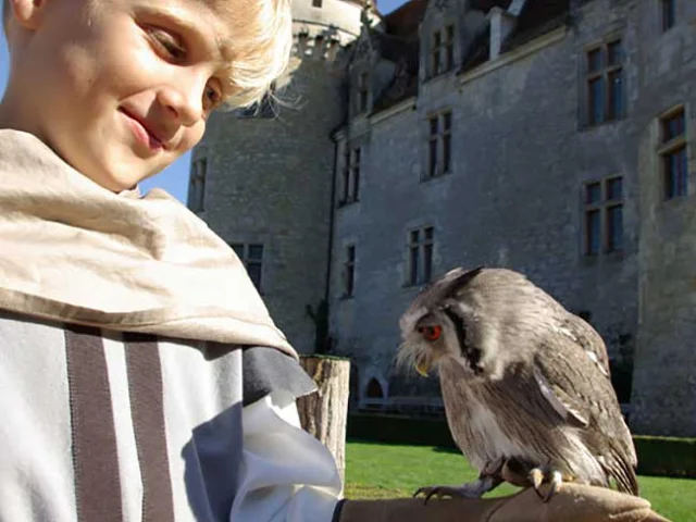 Atelier Fauconnerie pour enfants au Château des Milandes