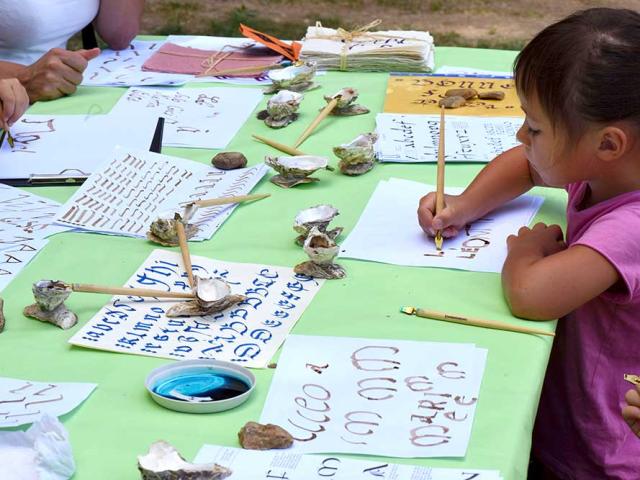 Atelier Calligraphie au Château de Commarque