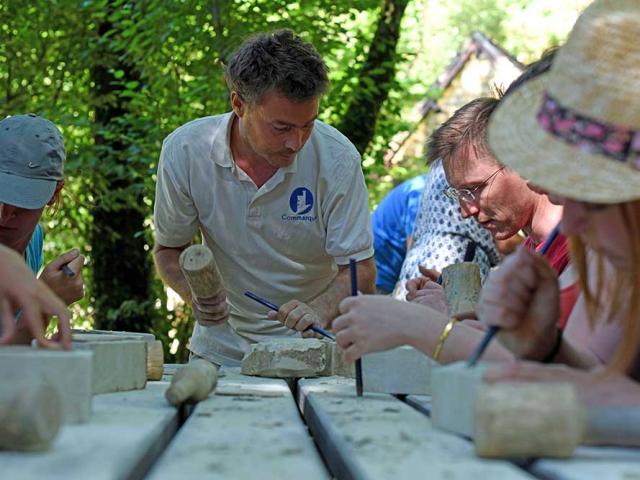 Atelier Sculpture au Château de Commarque