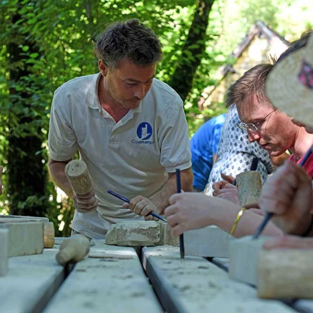 Atelier Sculpture au Château de Commarque