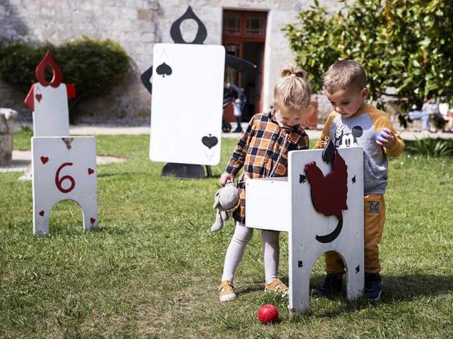 Chasse aux oeufs de Pâques au Château de Bridoire