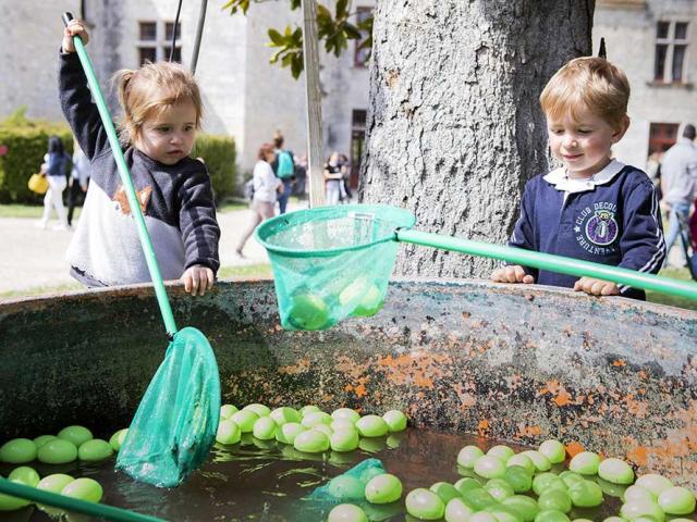 Chasse aux oeufs de Pâques au Château de Bridoire