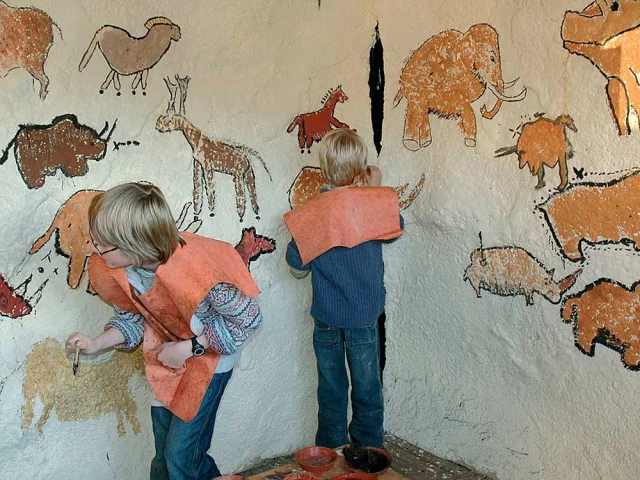 Atelier Art Pariétal au Parc du Thot