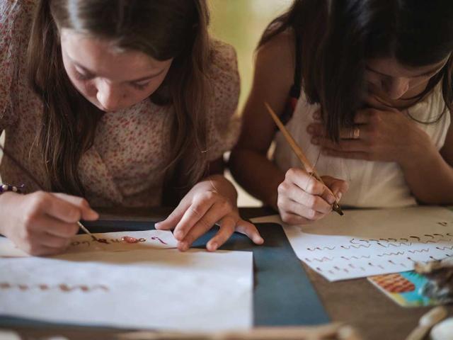 Château de Commarque - Atelier Calligraphie