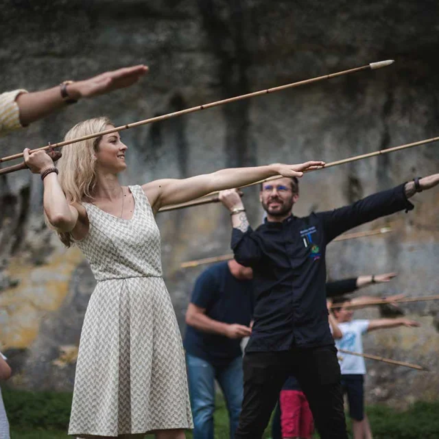 Château de Commarque - Atelier Tir au propulseur