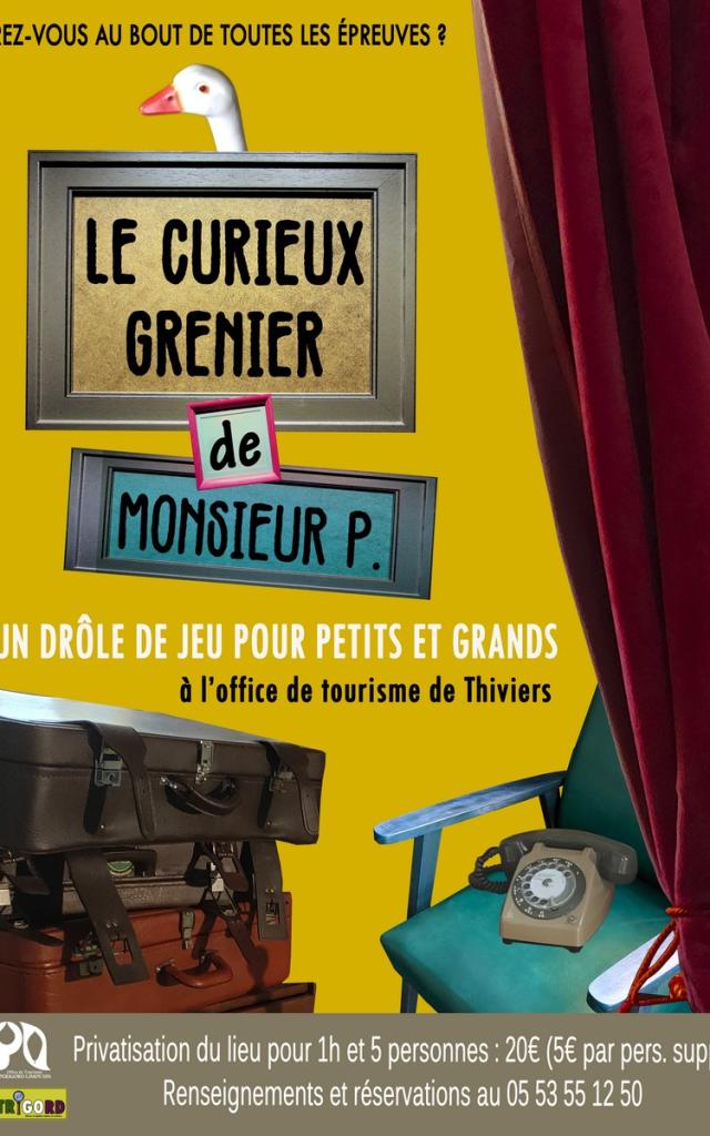 Affiche Le Curieux Grenier De Monsieur P. Copier