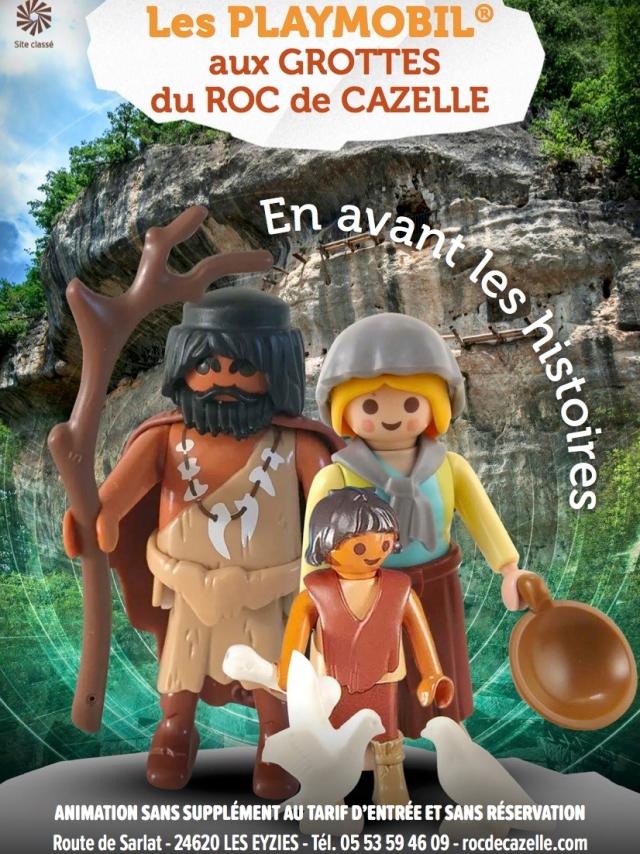 Affiche Expo Playmobil Roc de Cazelle