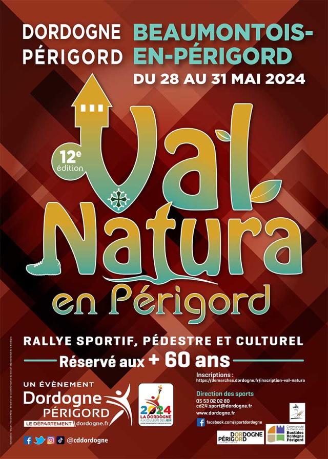 Affiche Val Natura 2024 Beaumont Du Perigord