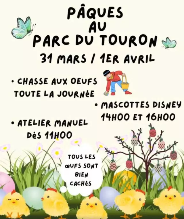 Paques 2024 Parc Touron