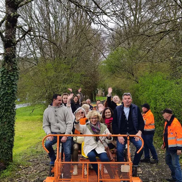 Vélorail du Périgord Vert à Corgnac sur l'Isle