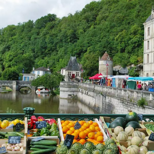 Marché de Brantôme