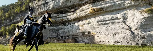 Guillaume Et Bayard à La Roque Saint-Christophe