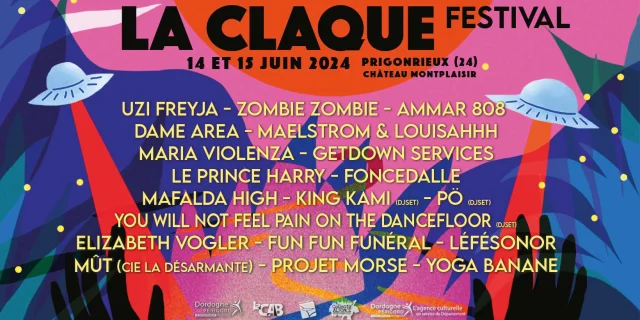 Festival Claque Prigonrieux 2024 Visuel