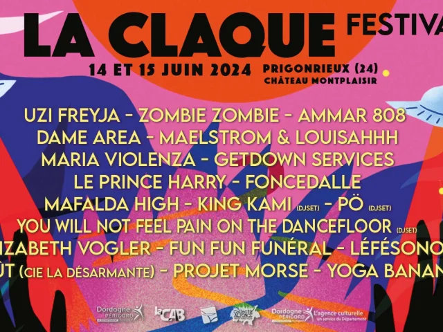 Festival Claque Prigonrieux 2024 Visuel