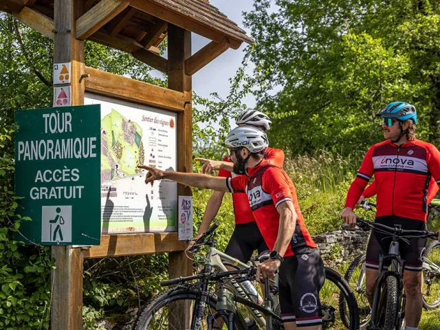 Balade en VTT dans le vignoble de Domme